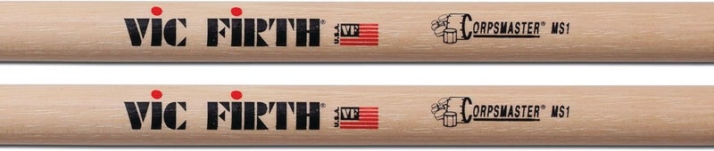 Vic Firth Corpsmaster Snare Drumsticks - MS1 16 1/2 Inch - Image 4